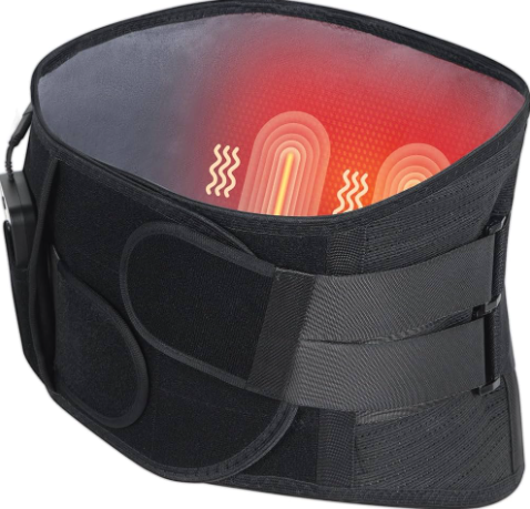 upphitað baknuddbelti